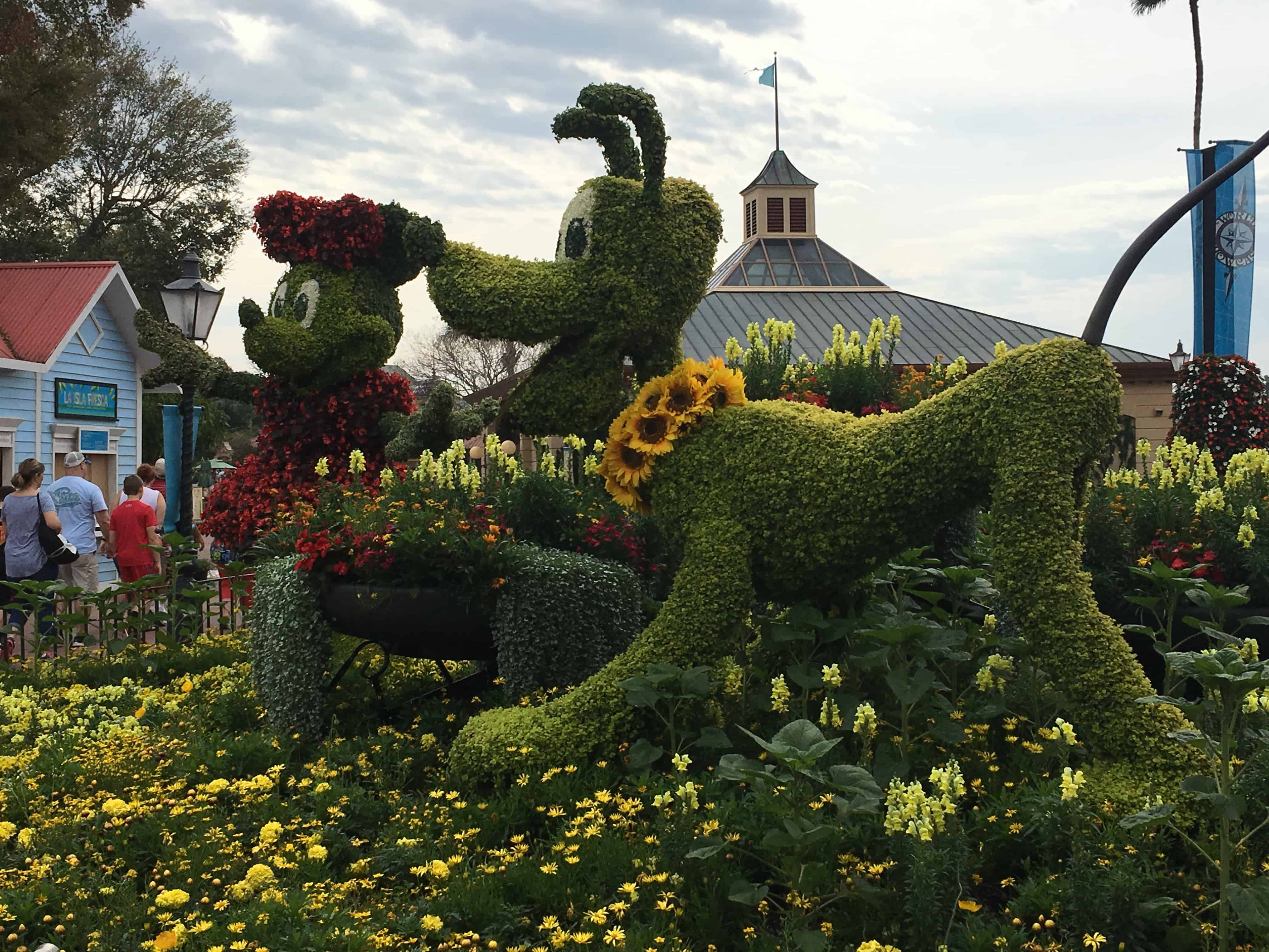 Minnie and Pluto