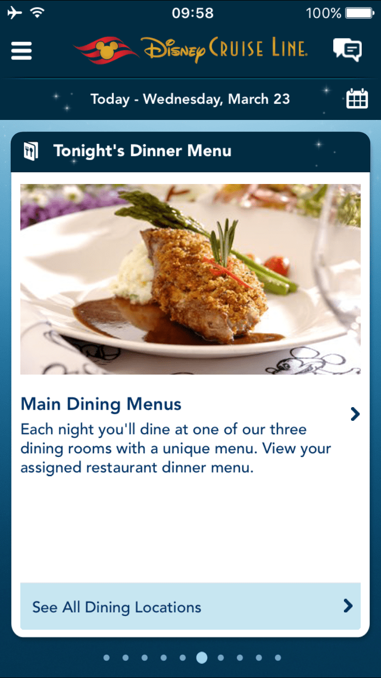 Dinner Menu