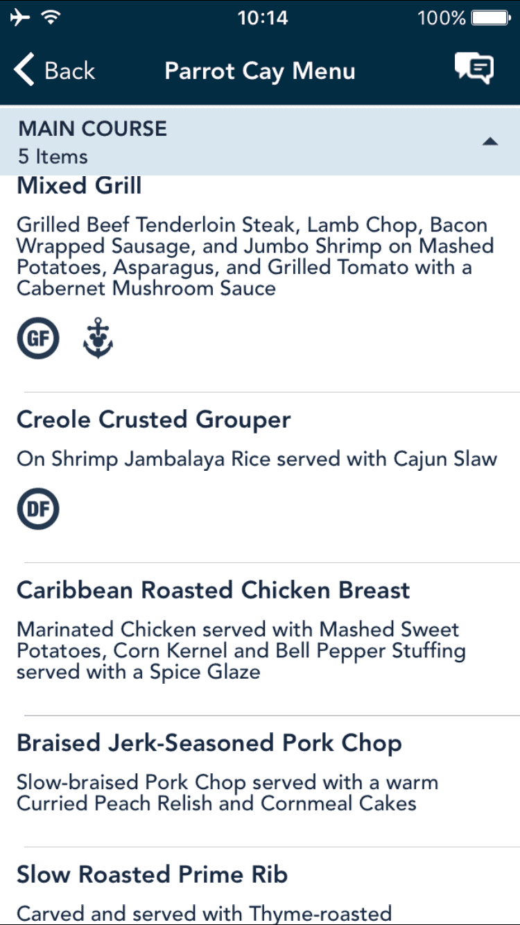 Entrees