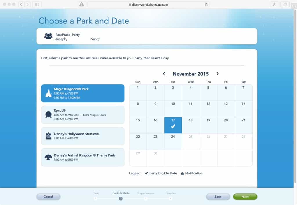 Picking Park Tickets