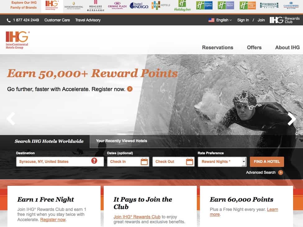 IHG Website