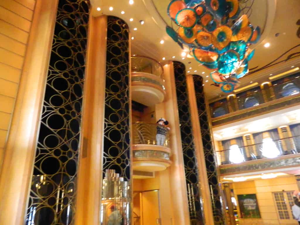 Captain Mickey in the atrium