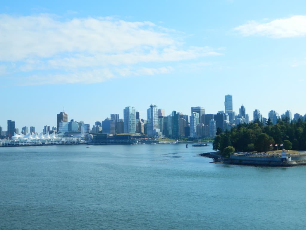 Headed around Stanley Park