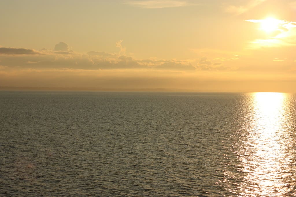 Sailing off into the sunset