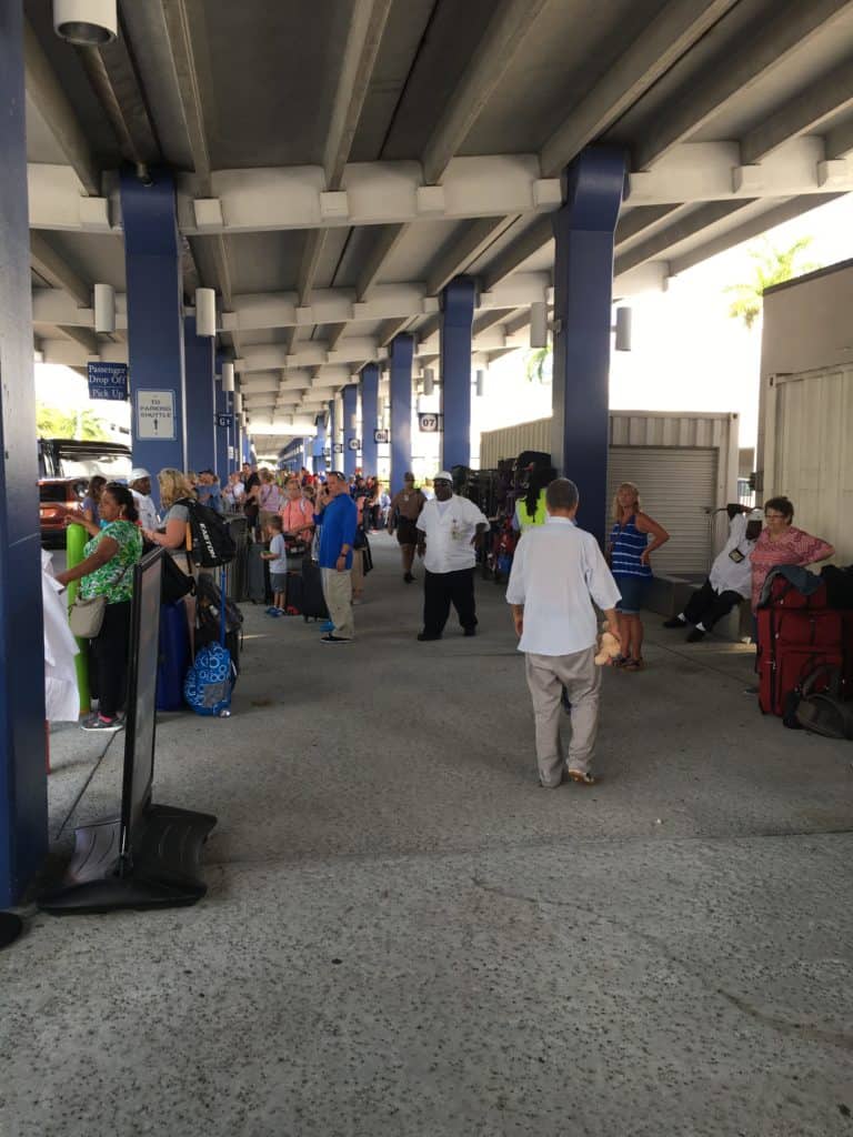 Luggage Porters at Port of Miami