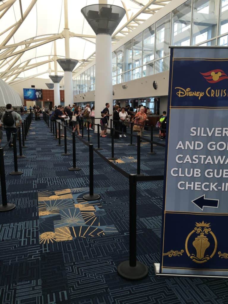 Check into your appropriate line!