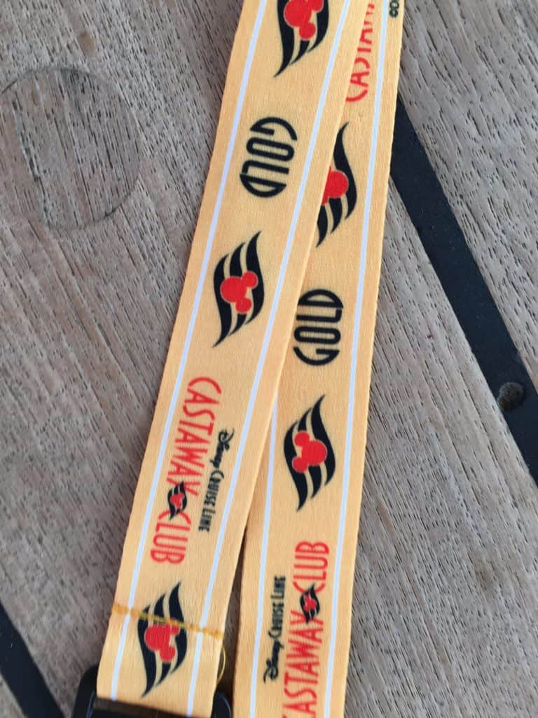 Gold Castaway Club Lanyards