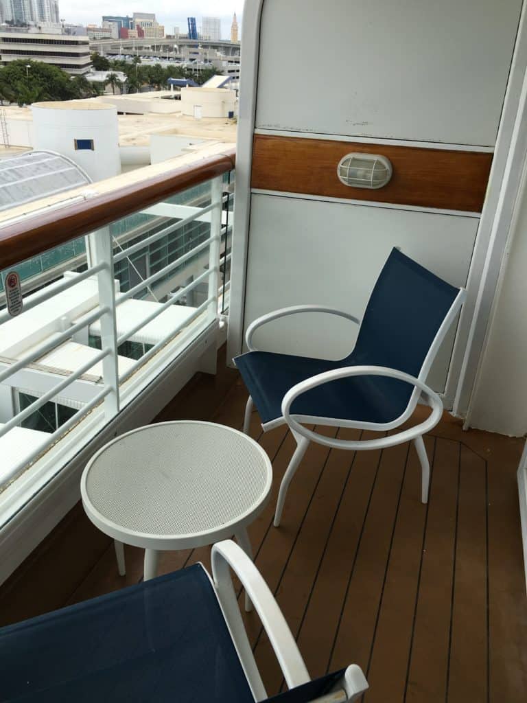 Disney Wonder Cabin 7548 - Verandah View