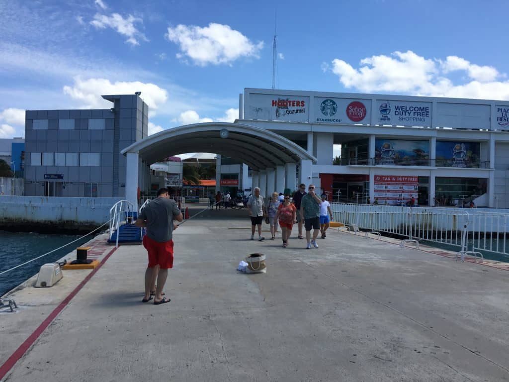 Entrance to Cozumel