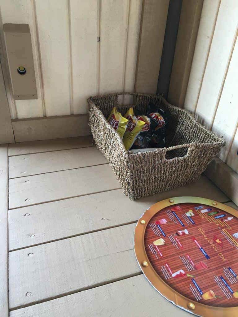 Snacks and Drink Menu