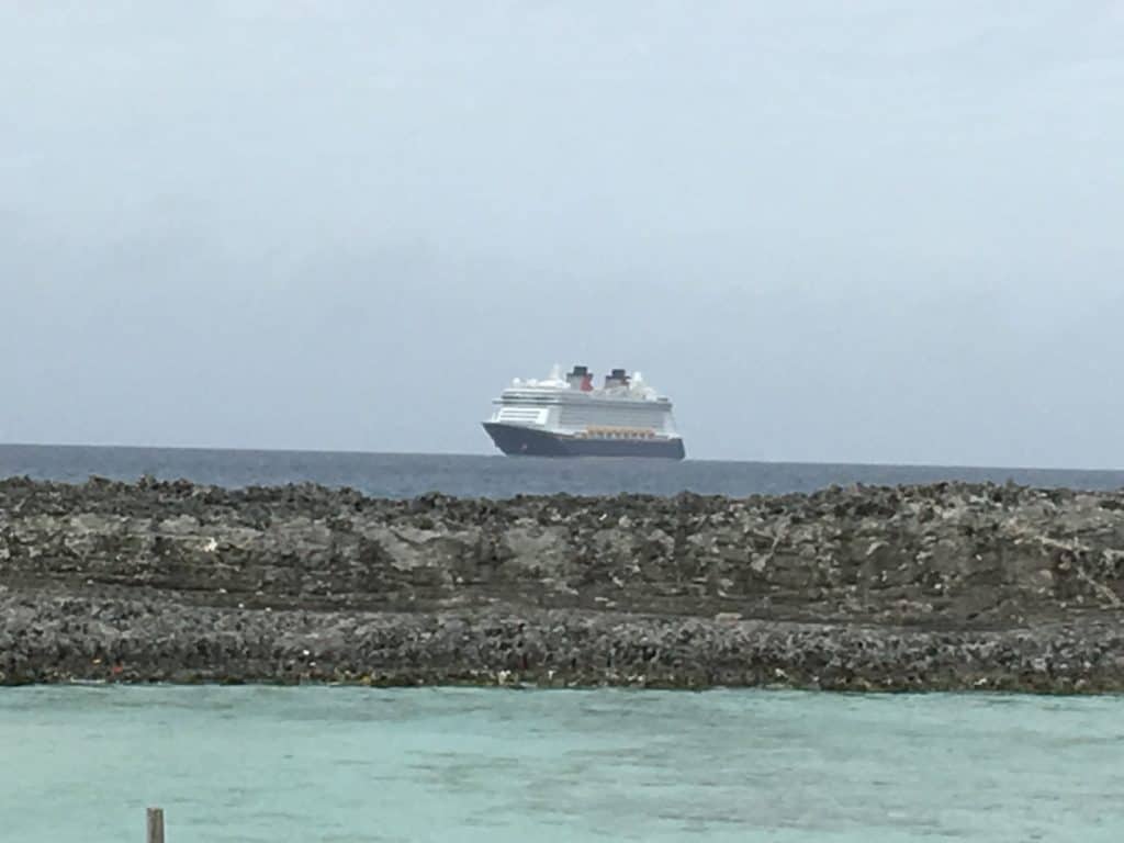 Disney Dream visiting Castaway Cay