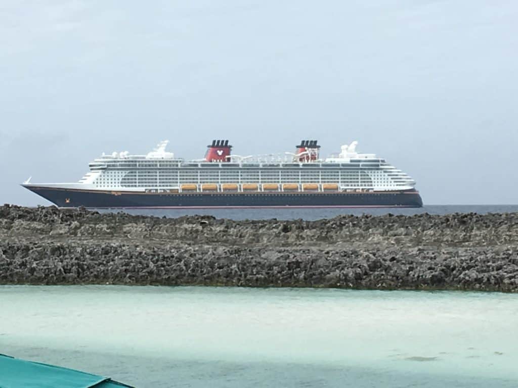 Disney Dream visiting Castaway Cay