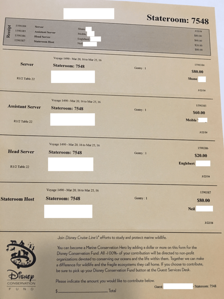 Automatic Gratuities