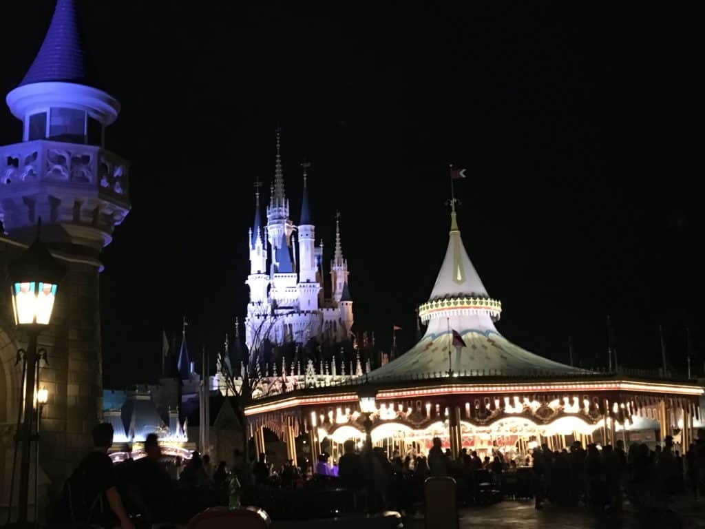 Night time at the Magic Kingdom