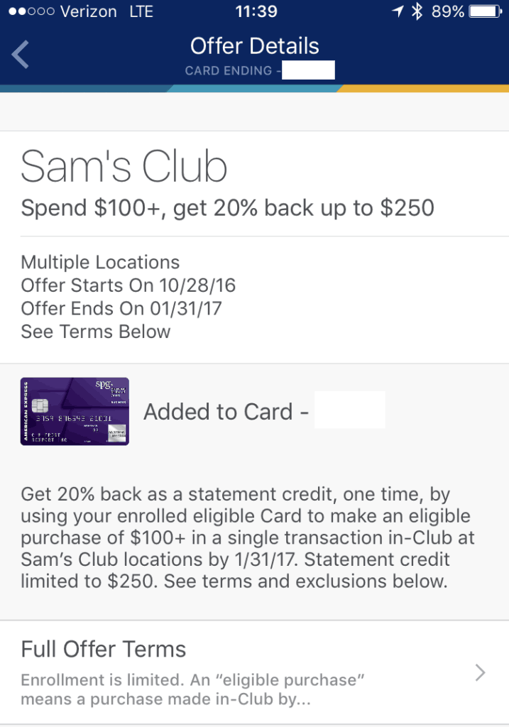 Sam's Club Discount