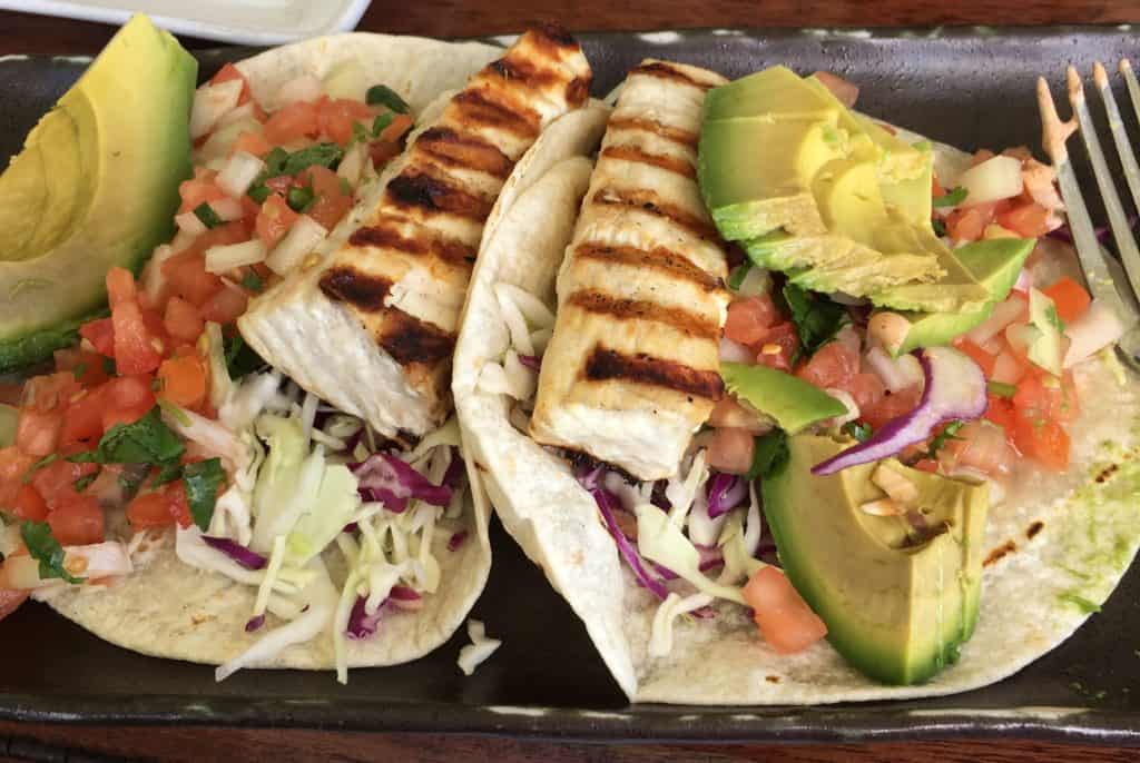 Grilled fresh Island fish on a cabbage blend, wrapped in a flour tortilla & served with our Santa Fe sauce & pico de gallo