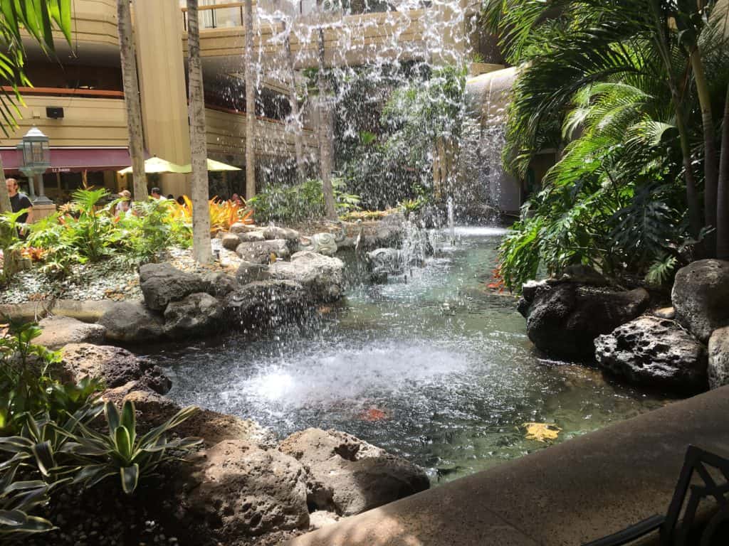 Lobby of the Hyatt Regency Waikiki Resort & Spa