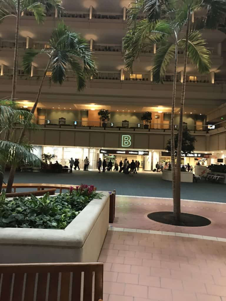 Check in for Disney Cruise Ground Transportation is on Side B
