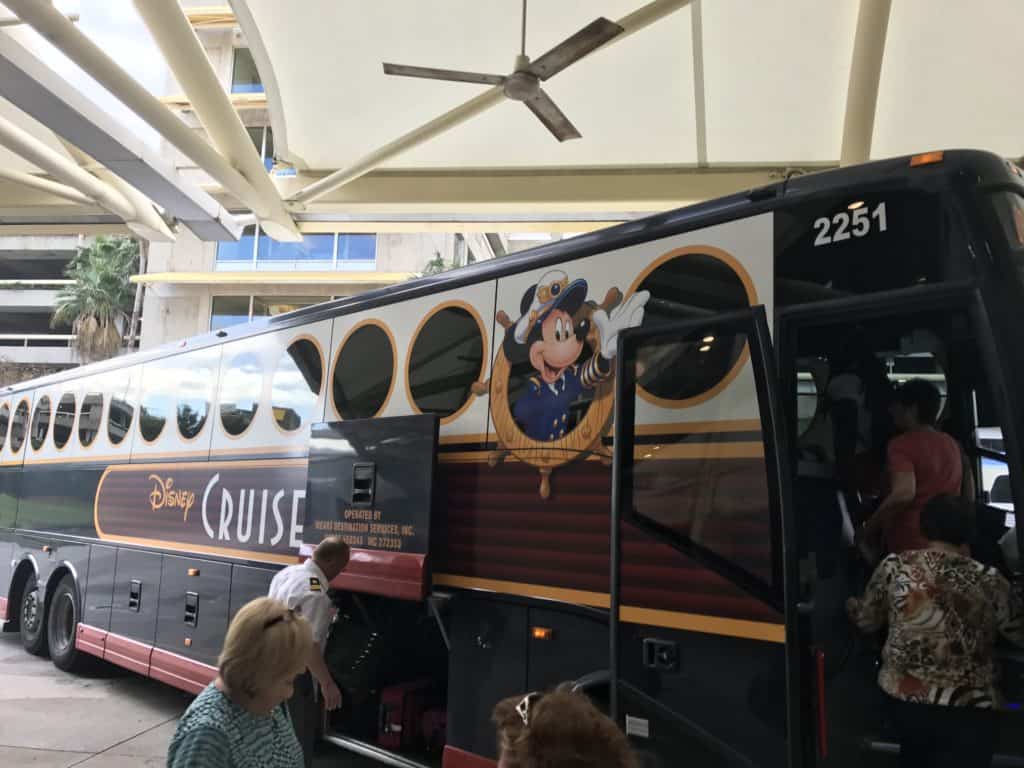 Disney Cruise Line Bus (Outside)