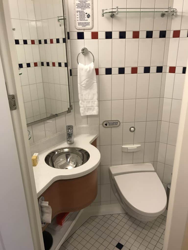 Split Bathroom With Toilet and Sink