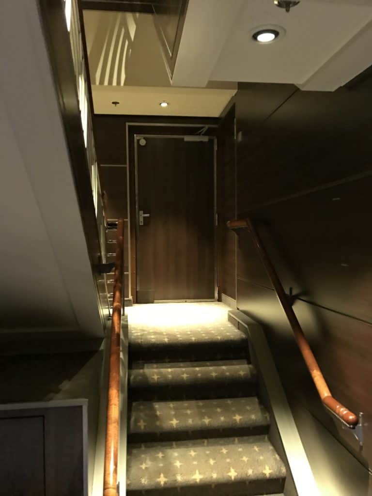 Stairs on Fantasy Deck 12 that will take you to the Edge
