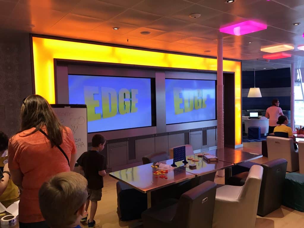 Game Table and Video Screens