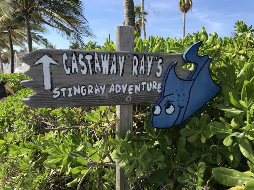 Sign For Stingray Adventure