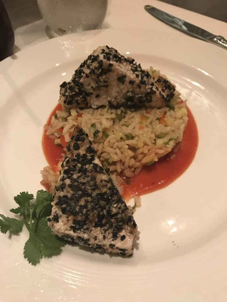 Sesame Crusted Sweet and Sour Tofu