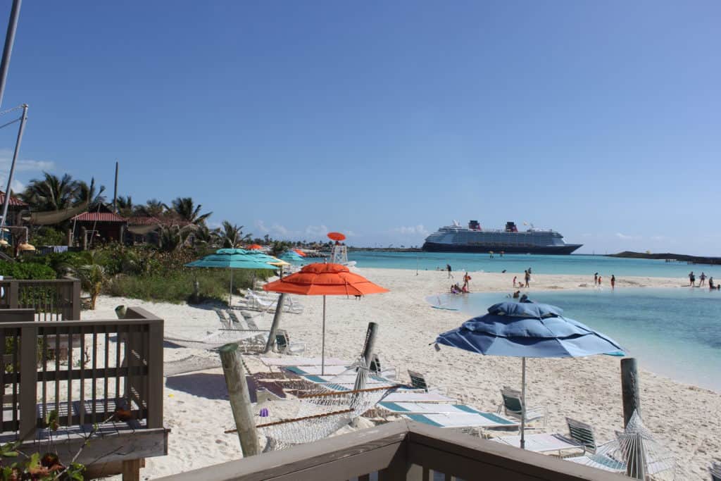 View of the Beach from Cabana 20