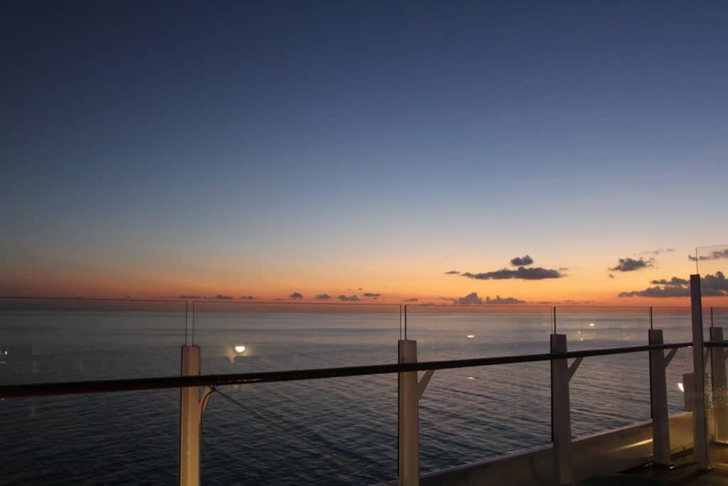 Sunset At Sea