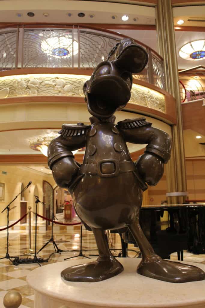 Captain Donald in the Atrium