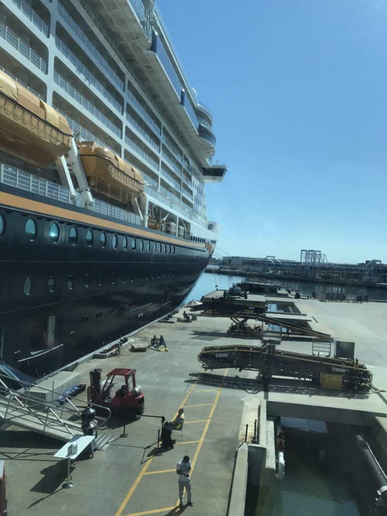 Boarding the Disney Dream