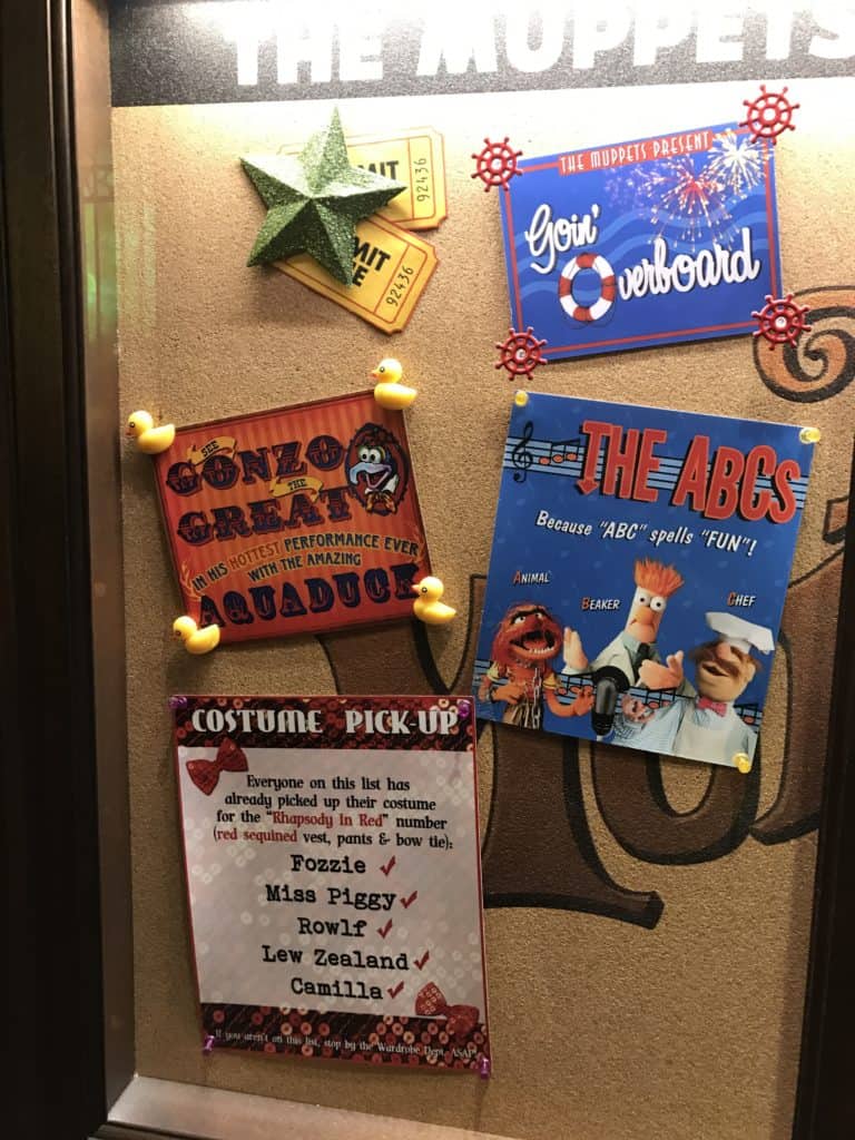 Left side of the call board
