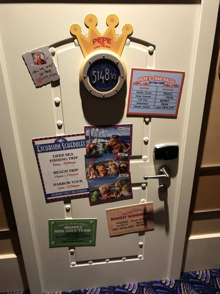 Pepe's Stateroom Door