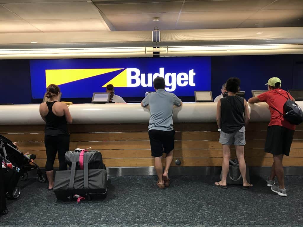 Waiting on Budget Car Rental