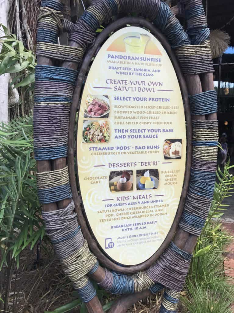 Satu'li Canteen Menu