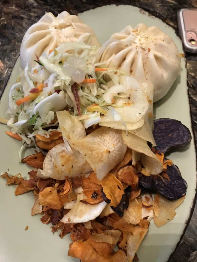 Vegetable Curry Steamed Pods.