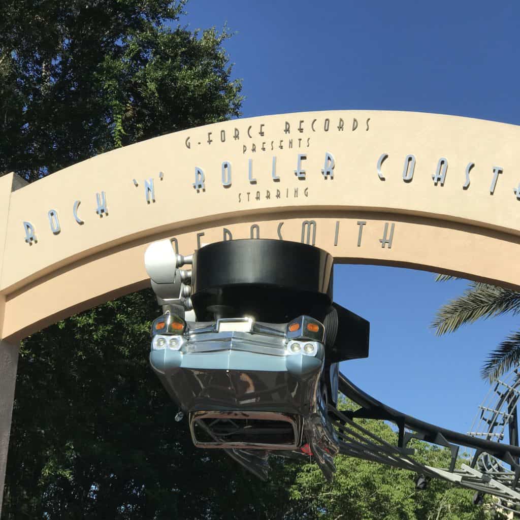 Entrance to Rock 'N' Roller Coaster