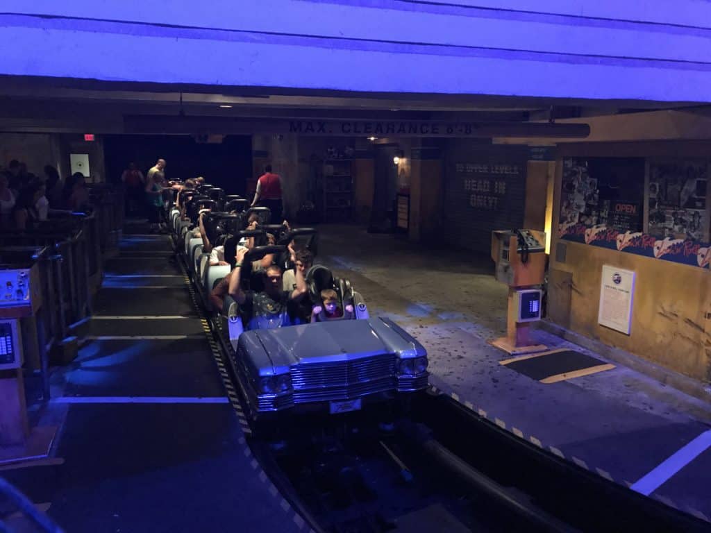 Loading Zone for Rock 'N' Roller Coaster