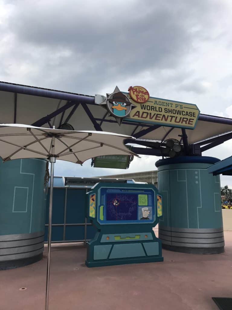 Agent P's World Showcase Adventure Kiosk