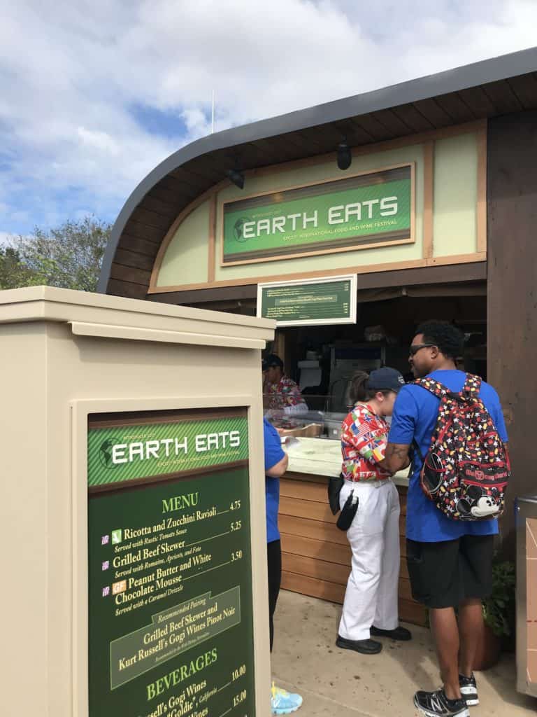 Earth Eats Booth at Food and Wine