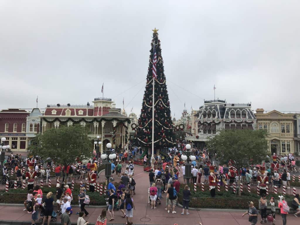Decorated Town Square
