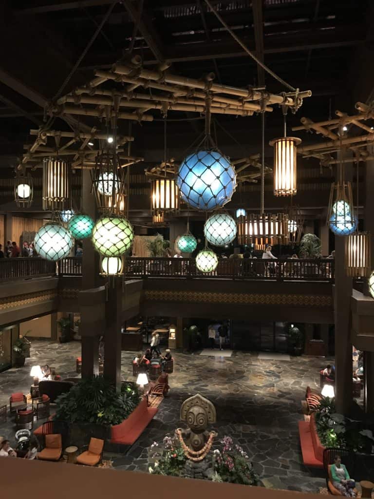 Lobby of the Polynesian Resort