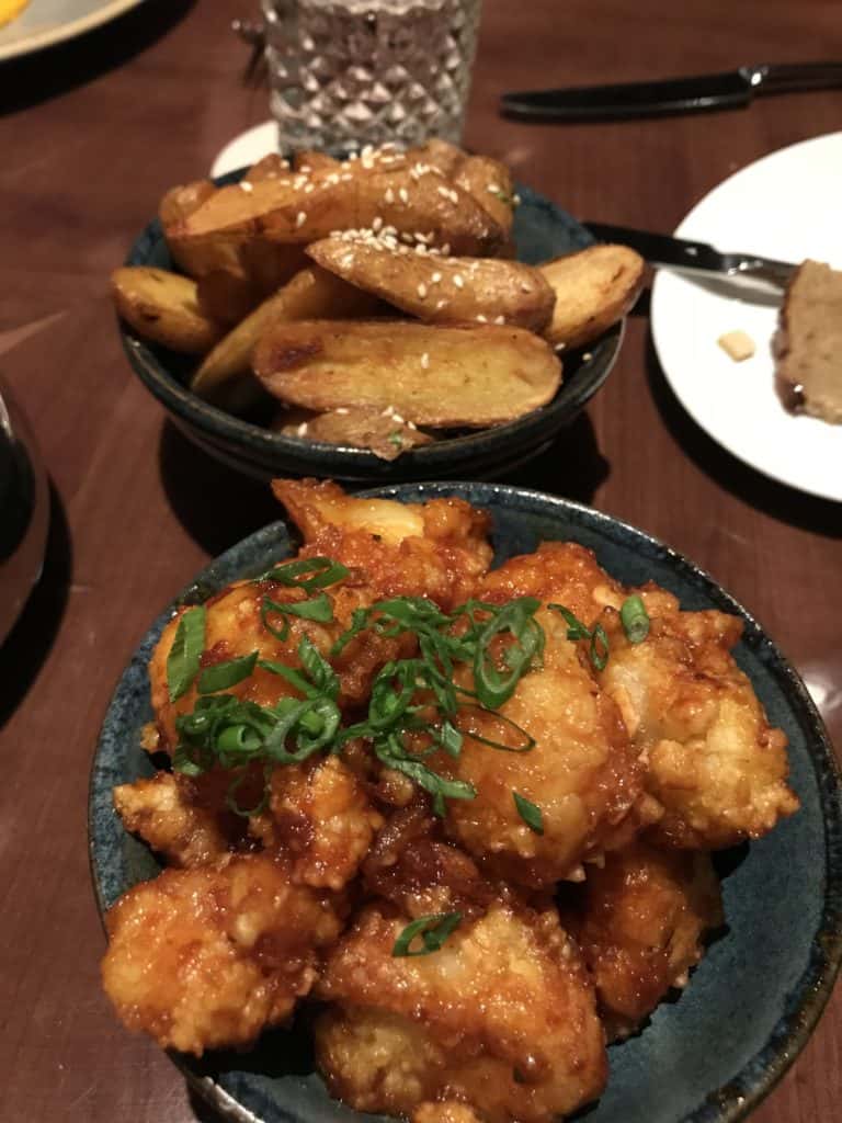 Gobi Manchurian and Aloo Ko Achar