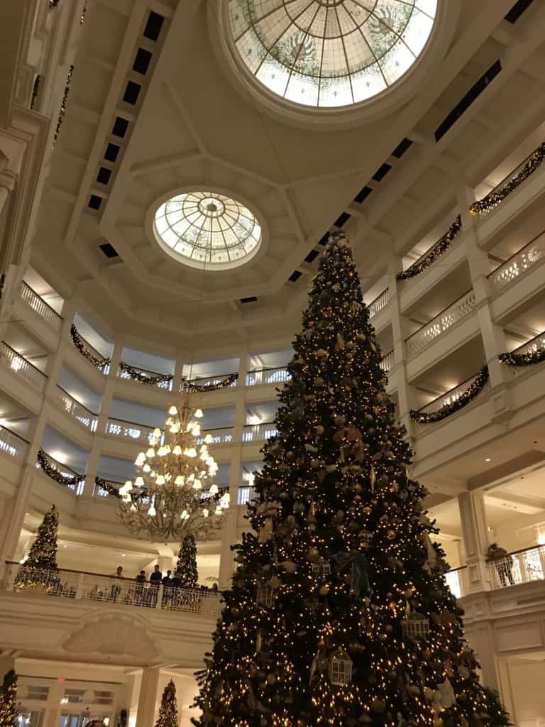 Christmas Tree at the Grand Floridian