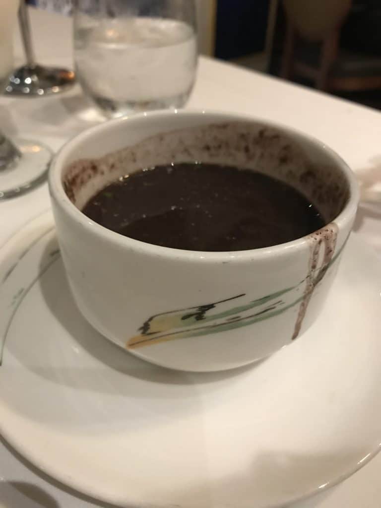 Sopa de Frijoles Negros Habanero soup