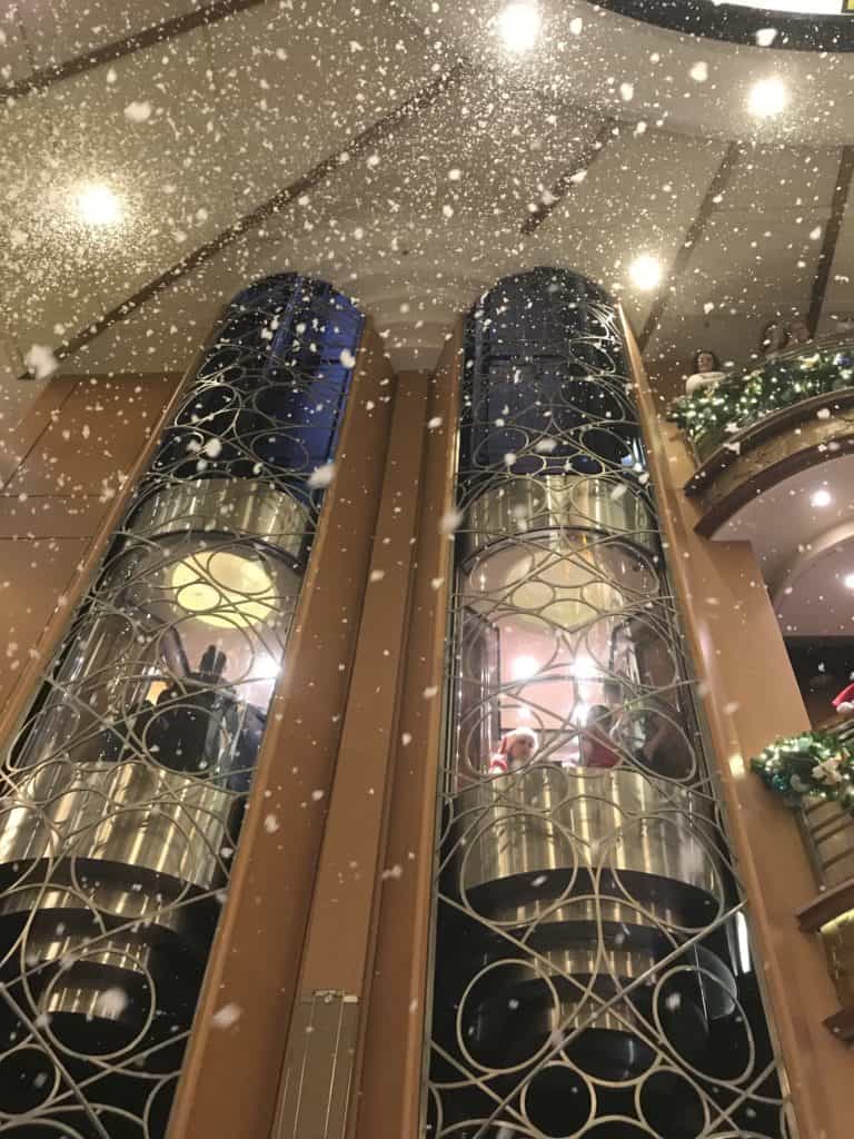 Snow in the Atrium