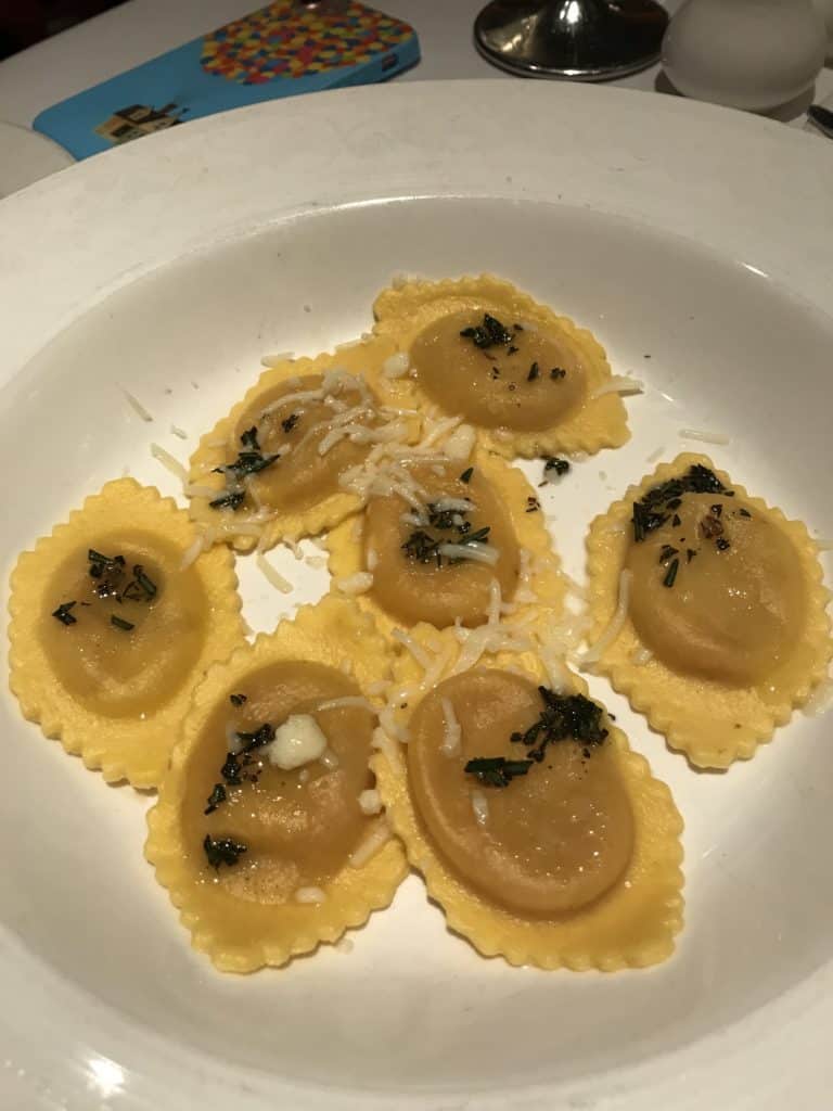 Pumpkin and Mascarpone Ravioli