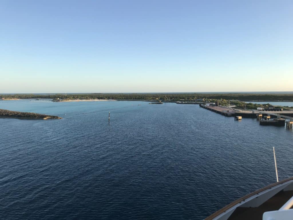 Backing Into Castaway Cay
