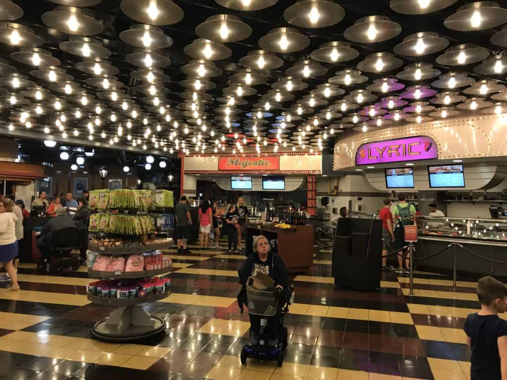 Food Court Options at All Star Movies